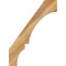 Ekena Millwork 4"W x 22"D x 30"H Balboa Rough Sawn Knee Brace, Western Red Cedar BRC04X22X30BOA00RWR - alternate 4